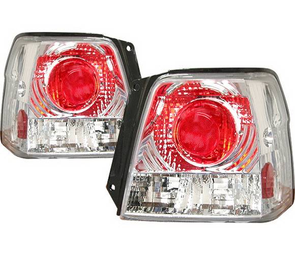 4 Car Option - Toyota Tercel 4 Car Option Altezza Taillights - Chrome - LT-TT98A-KS