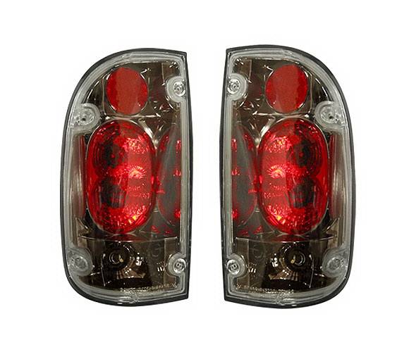 4 Car Option - Toyota Tacoma 4 Car Option Altezza Taillights - Gunmetal - LT-TTA95G-YD