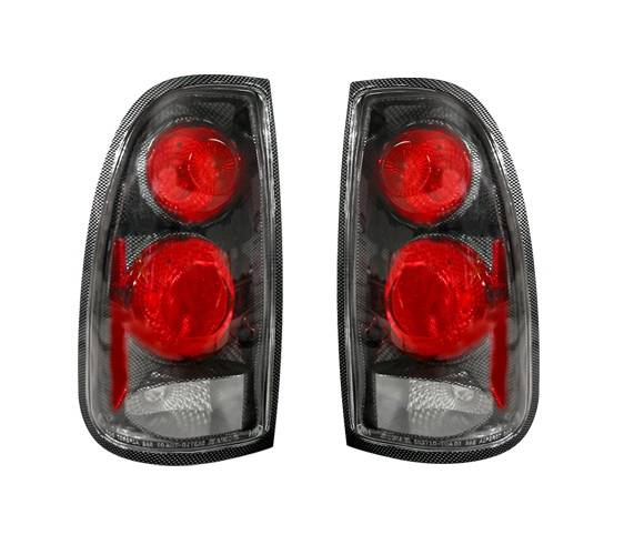 4 Car Option - Toyota Tundra 4 Car Option Altezza Taillights - Carbon Fiber Style - LT-TTD99F-YD