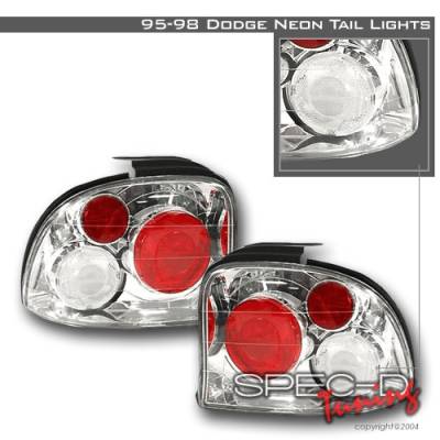 Custom Disco - Dodge Neon Custom Disco Chrome Taillights - LT-NEO95-YD