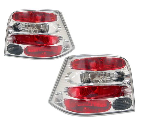 4 Car Option - Volkswagen Golf 4 Car Option Altezza Taillights - Chrome - LT-VG99A-YD