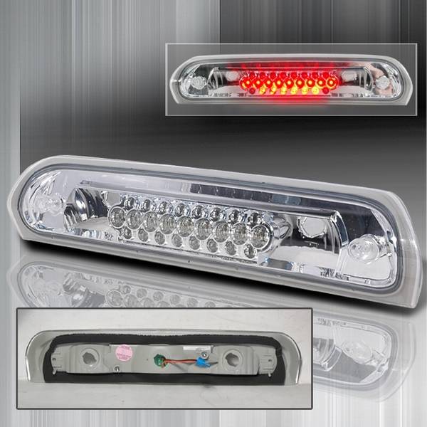Custom Disco - Dodge Ram Custom Disco Chrome LED Third Brake Lights - LT-RAM02RBCLED