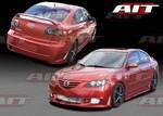 AIT Racing - Mazda 3 4DR AIT Racing Zen Style Body Kit - M303HIZENCK4