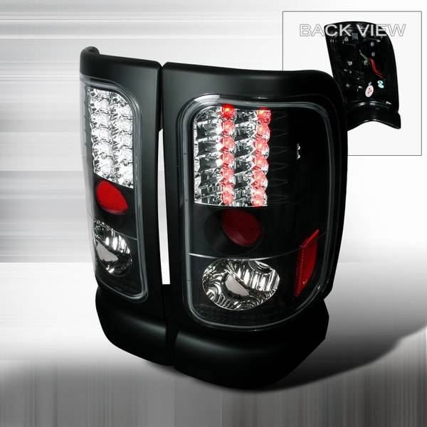 Custom Disco - Dodge Ram Custom Disco Black LED Taillights - LT-RAM94JMLED-YD