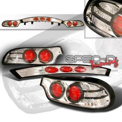 Custom Disco - Mazda RX-7 Custom Disco Chrome Taillights - LT-RX792-YD