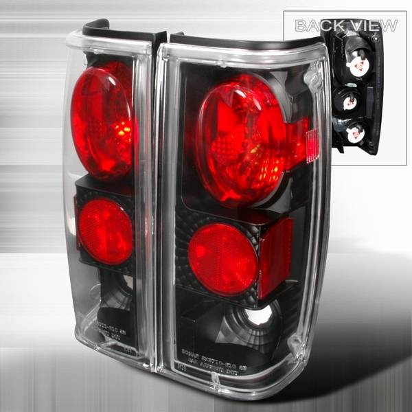 Custom Disco - Chevrolet S10 Custom Disco JDM Black Taillights - LT-S1082JM-YD