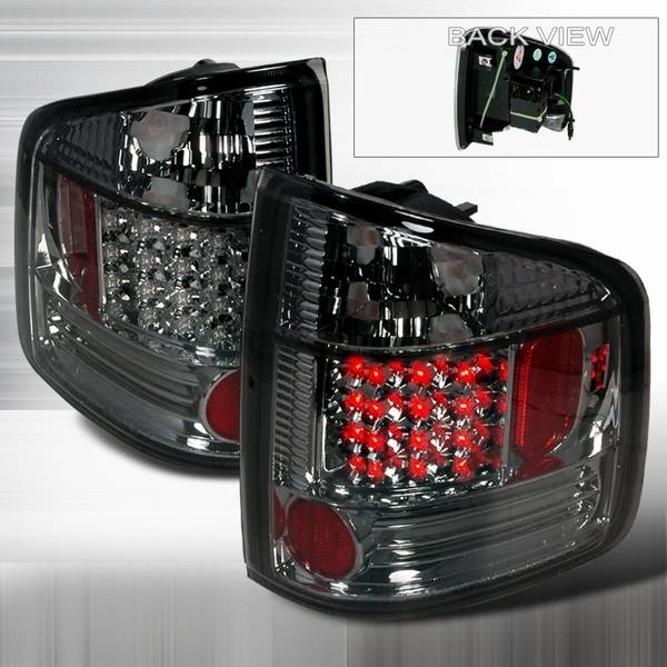 Custom Disco - Chevrolet S10 Custom Disco Smoke LED Taillights - LT-S1094GLED-YD