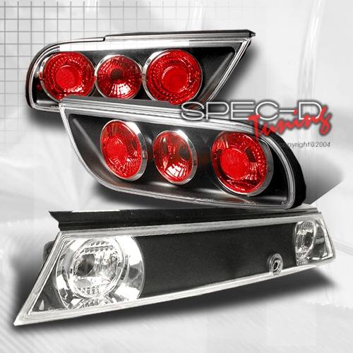 Custom Disco - Nissan 240SX Custom Disco Black Taillights - 3PC - LT-S1389JM3