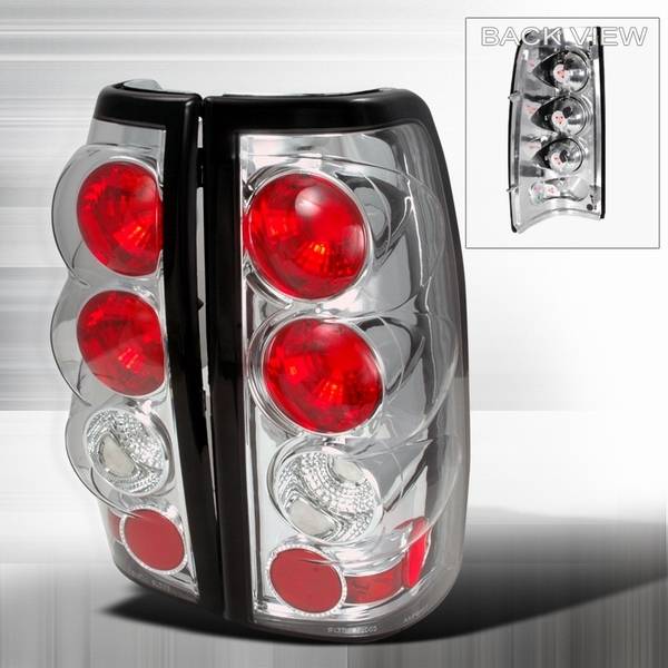 Custom Disco - Chevrolet Silverado Custom Disco Chrome Taillights - LT-SIV03-YD