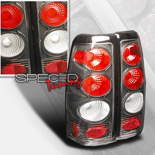 Custom Disco - Chevrolet Silverado Custom Disco Carbon Fiber Taillights - LT-SIV99CF-KS