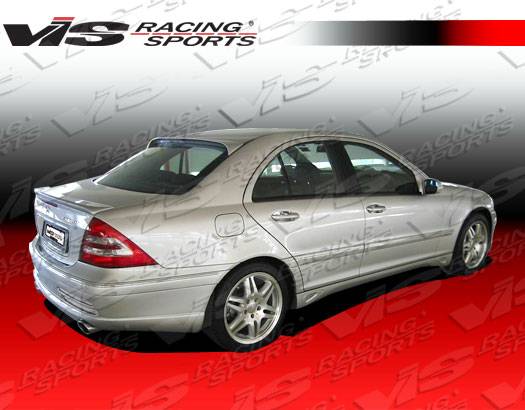 VIS Racing - Mercedes-Benz C Class VIS Racing Laser Side Skirts - 01MEW2034DLS-004