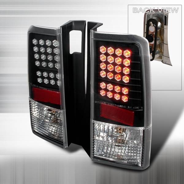 Scion xB Custom Disco Black LED Taillights - LT-XB04JMLED