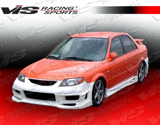 VIS Racing - Mazda Protege VIS Racing Tranz Side Skirts - 01MZ3234DTZ-004