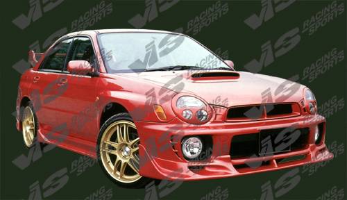 VIS Racing - Subaru WRX VIS Racing Tracer Side Skirts - 02SBWRX4DTRA-004