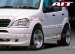 AIT Racing - Mercedes ML AIT Racing Waldo Style Side Skirts - MBML98HIWALSS