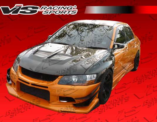 VIS Racing - Mitsubishi Evolution 8 VIS Racing VTX Side Skirts - 03MTEV84DVTX-004
