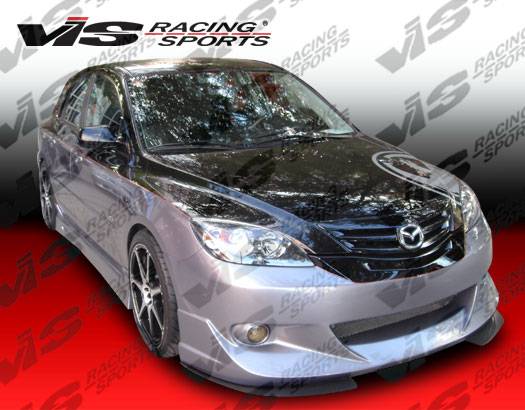 VIS Racing - Mazda 3 4DR HB VIS Racing Viper Side Skirts - 04MZ3HBVR-004