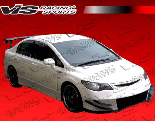 VIS Racing - Honda Civic VIS Racing J Speed Side Skirts - 06HDCVC4DJJSP-004