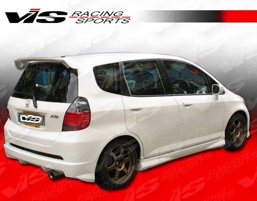VIS Racing - Honda Fit VIS Racing Techno R-1 Side Skirts - 07HDFIT4DTNR1-004