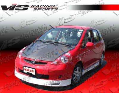 VIS Racing - Honda Fit VIS Racing Techno R-3 Side Skirts - 07HDFIT4DTNR3-004