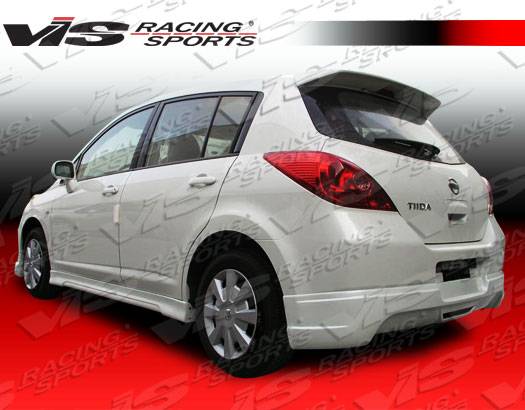 VIS Racing. - Nissan Versa VIS Racing Spike Side Skirts - 07NSVERHBSPK-004