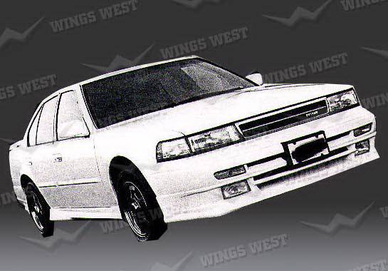 Wings West - Nissan Maxima Wings West Custom Style Side Skirts - Left & Right - Fiberglass - 49146L&R