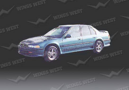 Wings West - Honda Accord 4DR Wings West Side Skirts - Left & Right - Fiberglass - 49208L&R