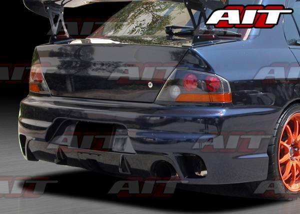 AIT Racing - Mitsubishi Lancer AIT I-Spec Style Rear Bumper - MEVO03HIINGRB