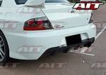 AIT Racing - Mitsubishi Lancer AIT Mr Style Rear Bumper - MEVO03HIMRSRB