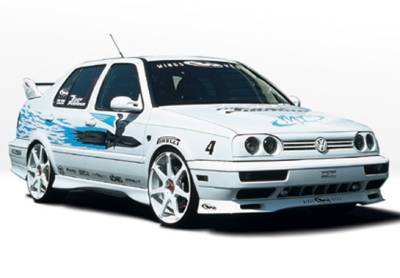 Wings West - Volkswagen Golf Wings West Custom Style Side Skirts - Left & Right - 890106L&R