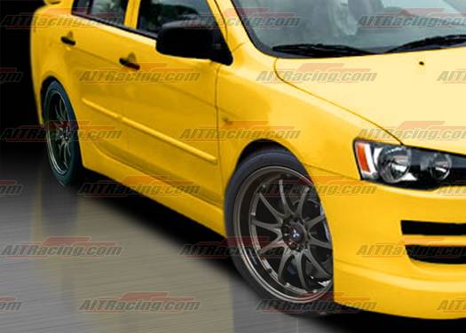 AIT Racing - Mitsubishi Lancer AIT Racing GTS Style Side Skirts - ML07HIGTSSS