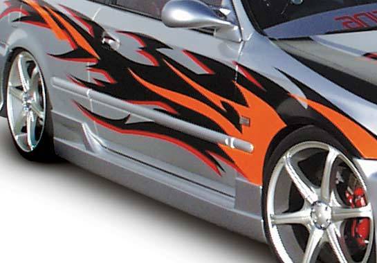 VIS Racing - Honda Civic 2DR & Hatchback VIS Racing Tuner Type I Right Side Skirt - 890502R