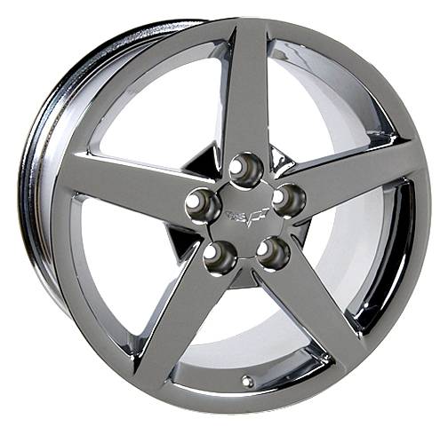 Custom - C6 Style Wheel Chrome - GM 17 Inch 4 Wheel Package