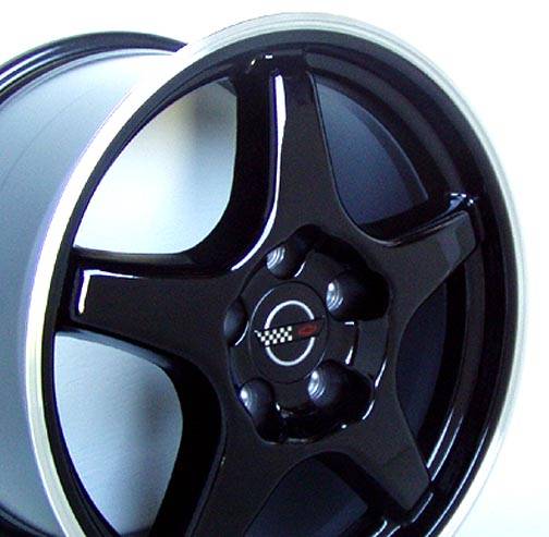 Custom - ZR Style Wheel Black - GM 17 Inch 4 Wheel Package