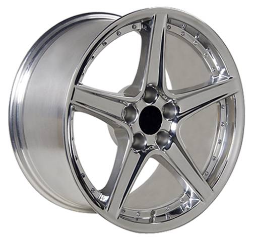 Custom - Saleen R Style Wheel Polished - Mustang 18 Inch 4 Wheel Package