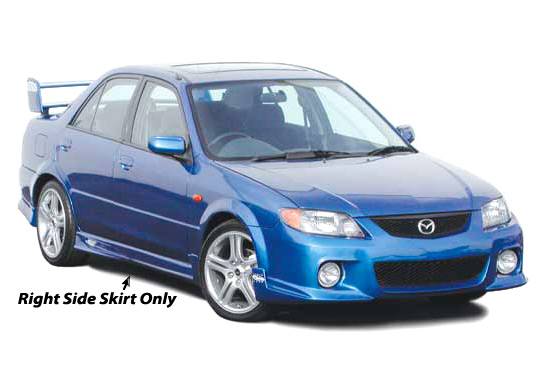 VIS Racing - Mazda Protege VIS Racing MPS Right Side Skirt - 890662R