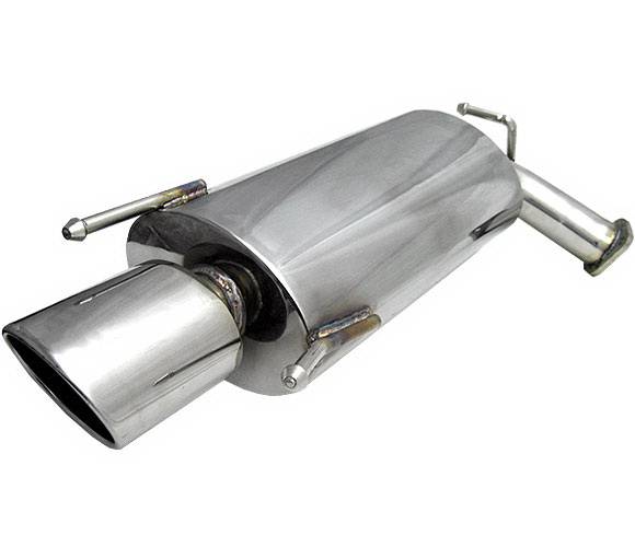 4 Car Option - Toyota Camry 4 Car Option Bolt-On Muffler with Stainless Steel Oval Tip - MUB-TCA07-V1