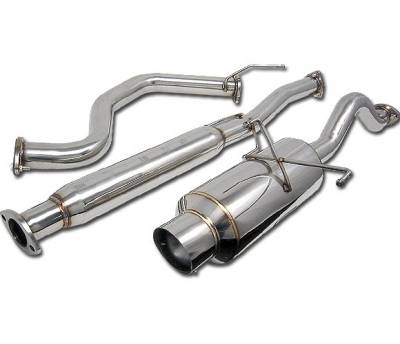 4 Car Option - Acura Integra 4 Car Option Cat-Back Exhaust System with Stainless Steel Tip - MUX-AI94LS
