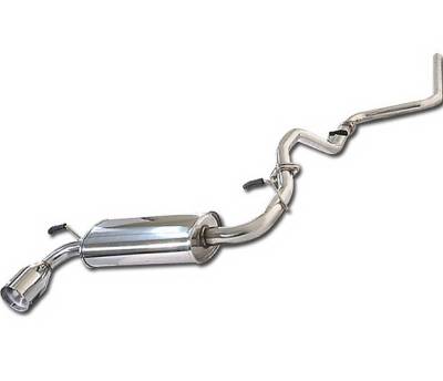 4 Car Option - Dodge Neon 4 Car Option Cat-Back Exhaust System with Stainless Steel Tip - MUX-DN00