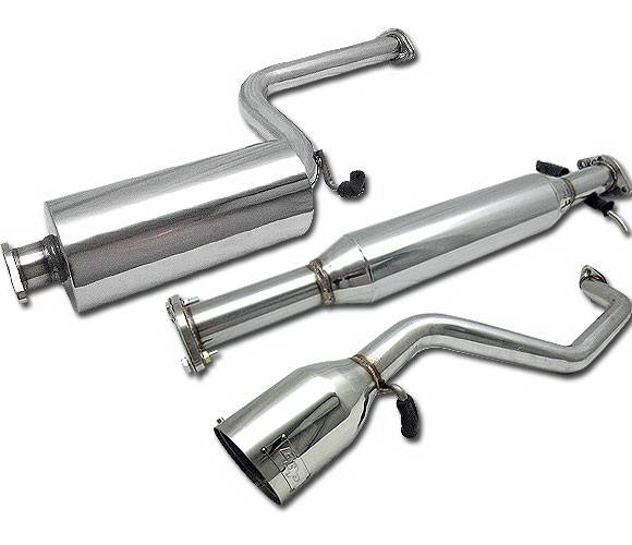 4 Car Option - Ford Focus 4 Car Option Cat-Back Exhaust System with Stainless Steel Tip - MUX-FF00