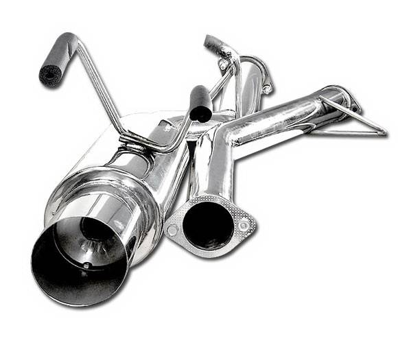 4 Car Option - Honda Civic 2DR & 4DR 4 Car Option Cat-Back Exhaust System with Stainless Steel Tip - MUX-HC01