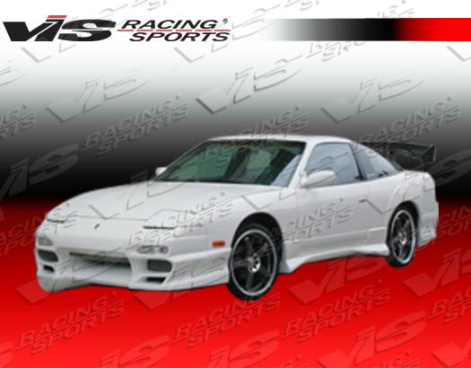 VIS Racing - Nissan 240SX VIS Racing Demon Side Skirts - 89NS2402DDEM-004