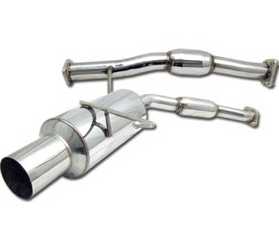 4 Car Option - Honda S2000 4 Car Option Cat-Back Exhaust System with Stainless Steel Tip - MUX-HS2K00