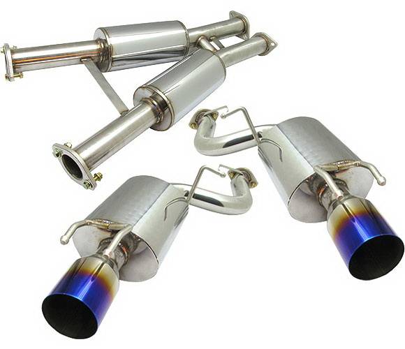 Nissan 300Z 4 Car Option Cat-Back Exhaust System with Titanium Tip