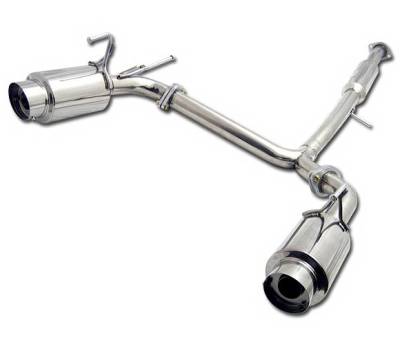 4 Car Option - Nissan 350Z 4 Car Option Cat-Back Exhaust System with Stainless Steel Tip - MUX-N350Z