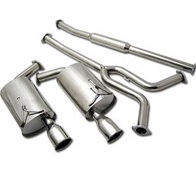 4 Car Option - Nissan Maxima 4 Car Option Cat-Back Exhaust System with Stainless Steel Tip - MUX-NM04