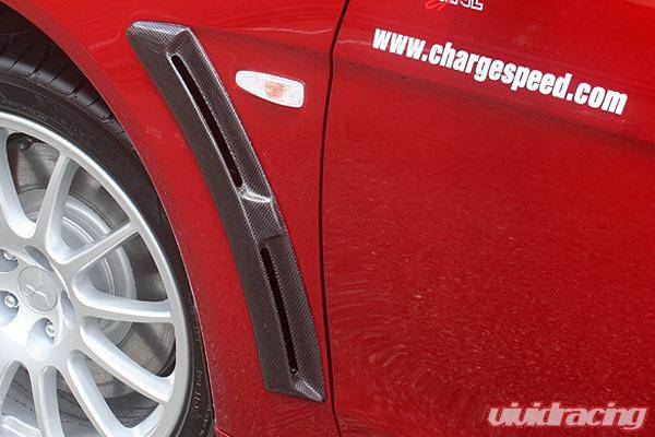Chargespeed - Mitsubishi Lancer Chargespeed Front Fender Duct - Pair