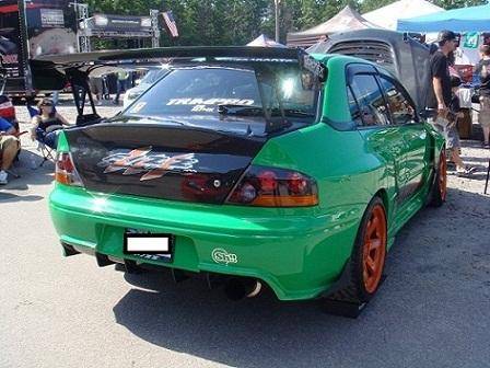 Bay Speed - Mitsubishi Lancer Bay Speed JDM Rear Bumper - FRP - PCF3340JDM