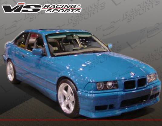 VIS Racing - BMW 3 Series 2DR VIS Racing R-Tech Side Skirts - 92BME362DRTH-004