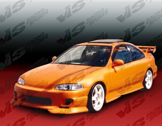 VIS Racing - Honda Civic 2DR & 4DR VIS Racing Evolution Side Skirts - 92HDCVC2DEVO-004